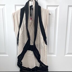 Open Knit Women's Cardigan Sweater